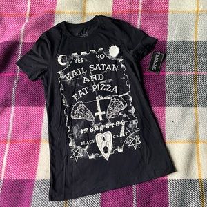 NWT - Blackcraft Cult - Hail Satan and Eat Pizza T-Shirt - Medium - BBC